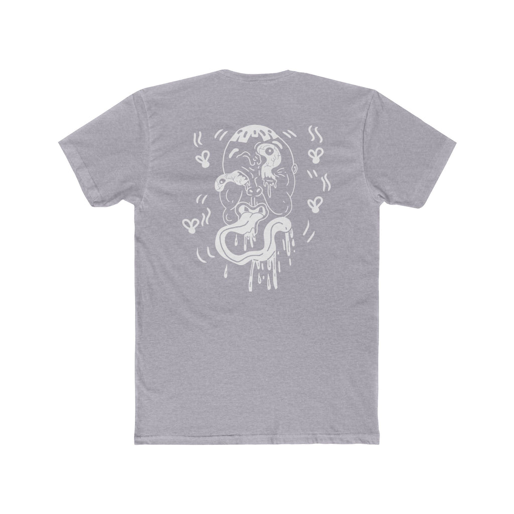 Front and back ugly face expired graphic Tee