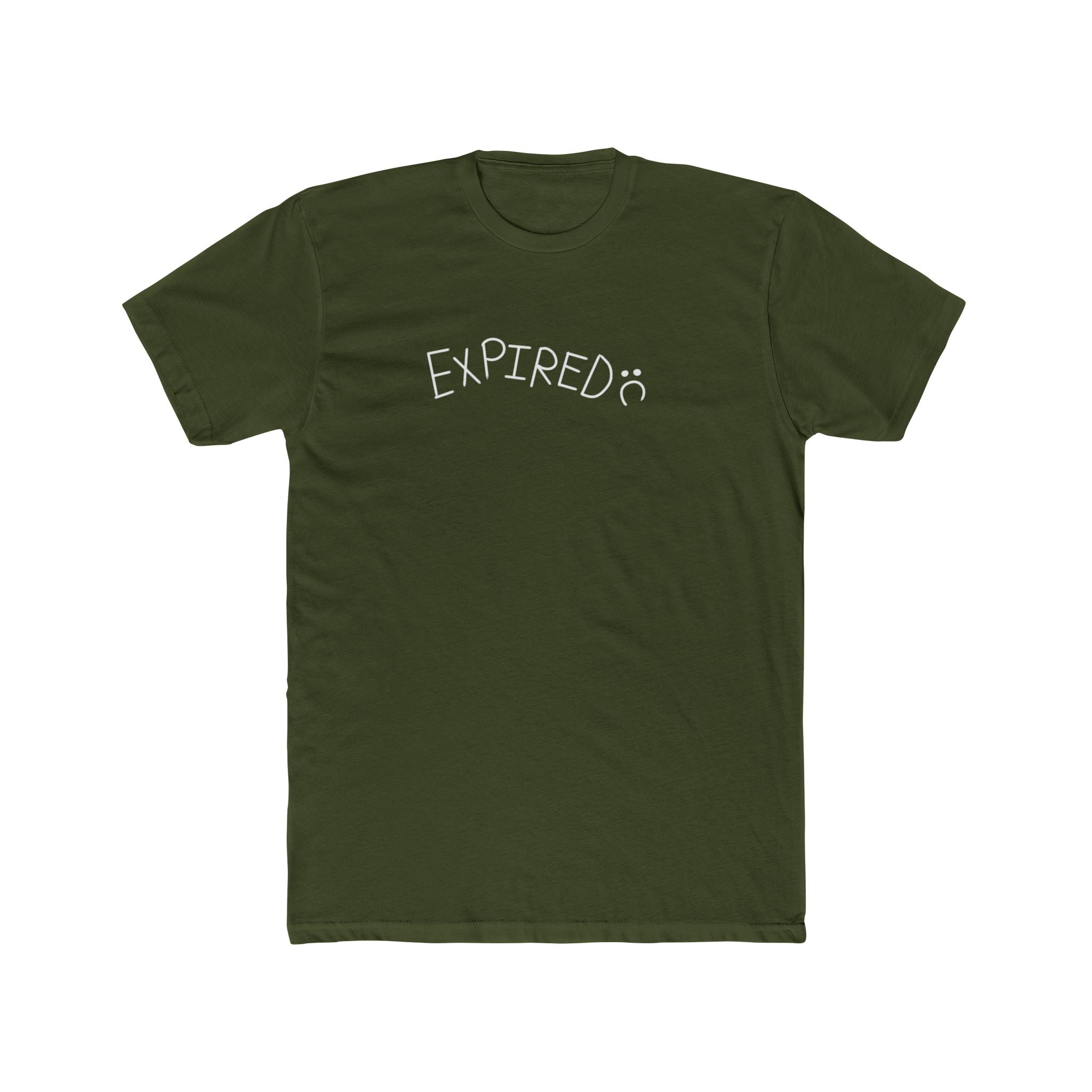 Front and back ugly face expired graphic Tee