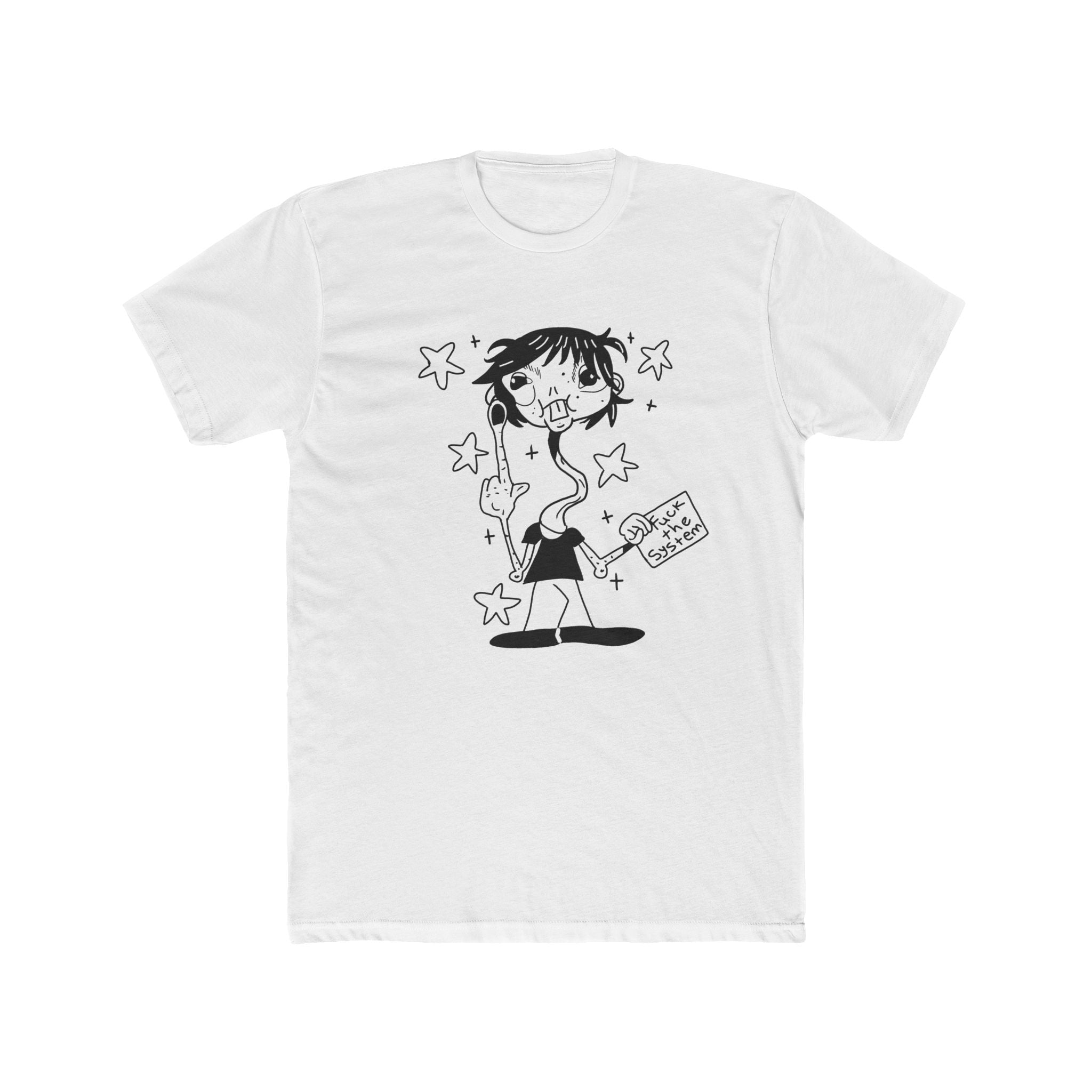 Fuck the system graphic tee
