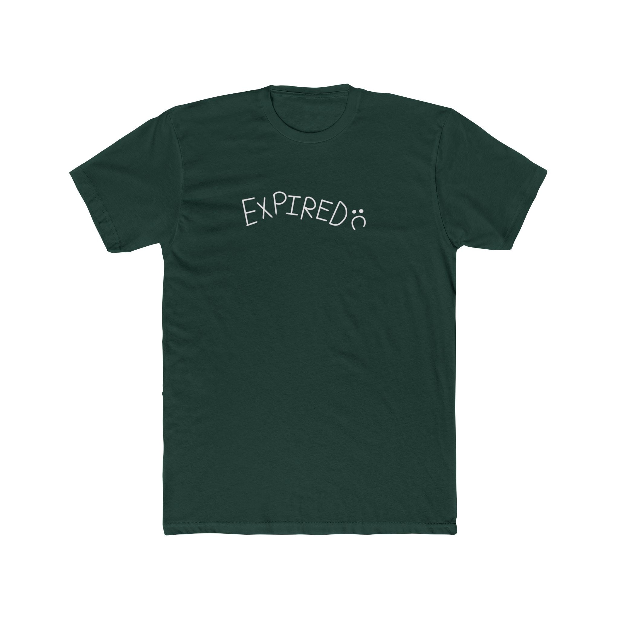 Front and back ugly face expired graphic Tee