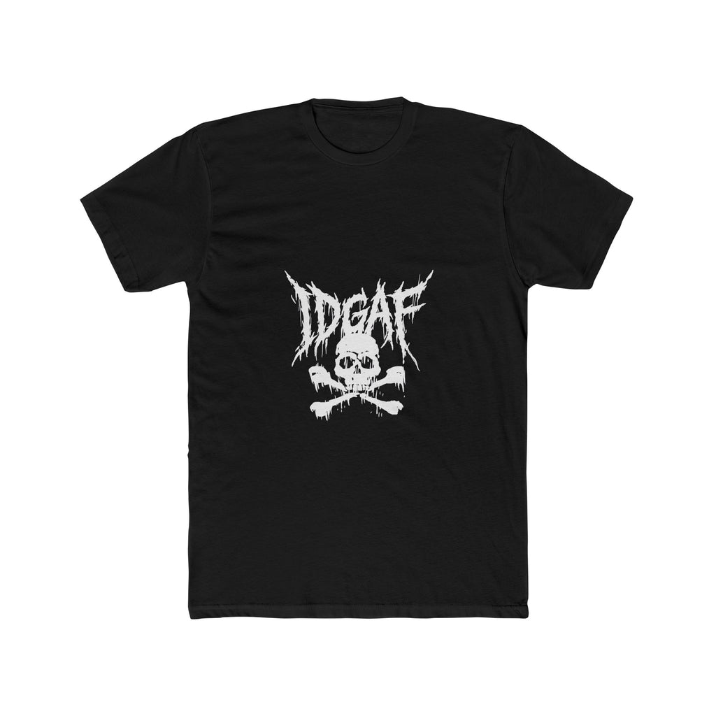 IDGAF gothic skull T-shirt