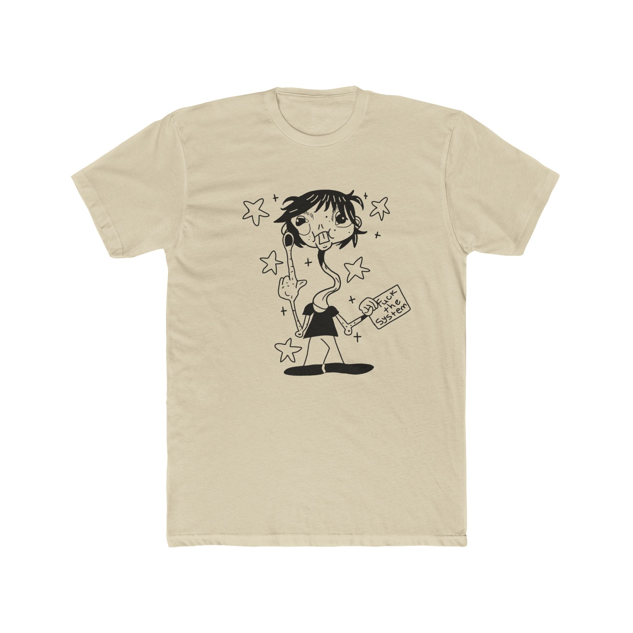 Fuck the system graphic tee