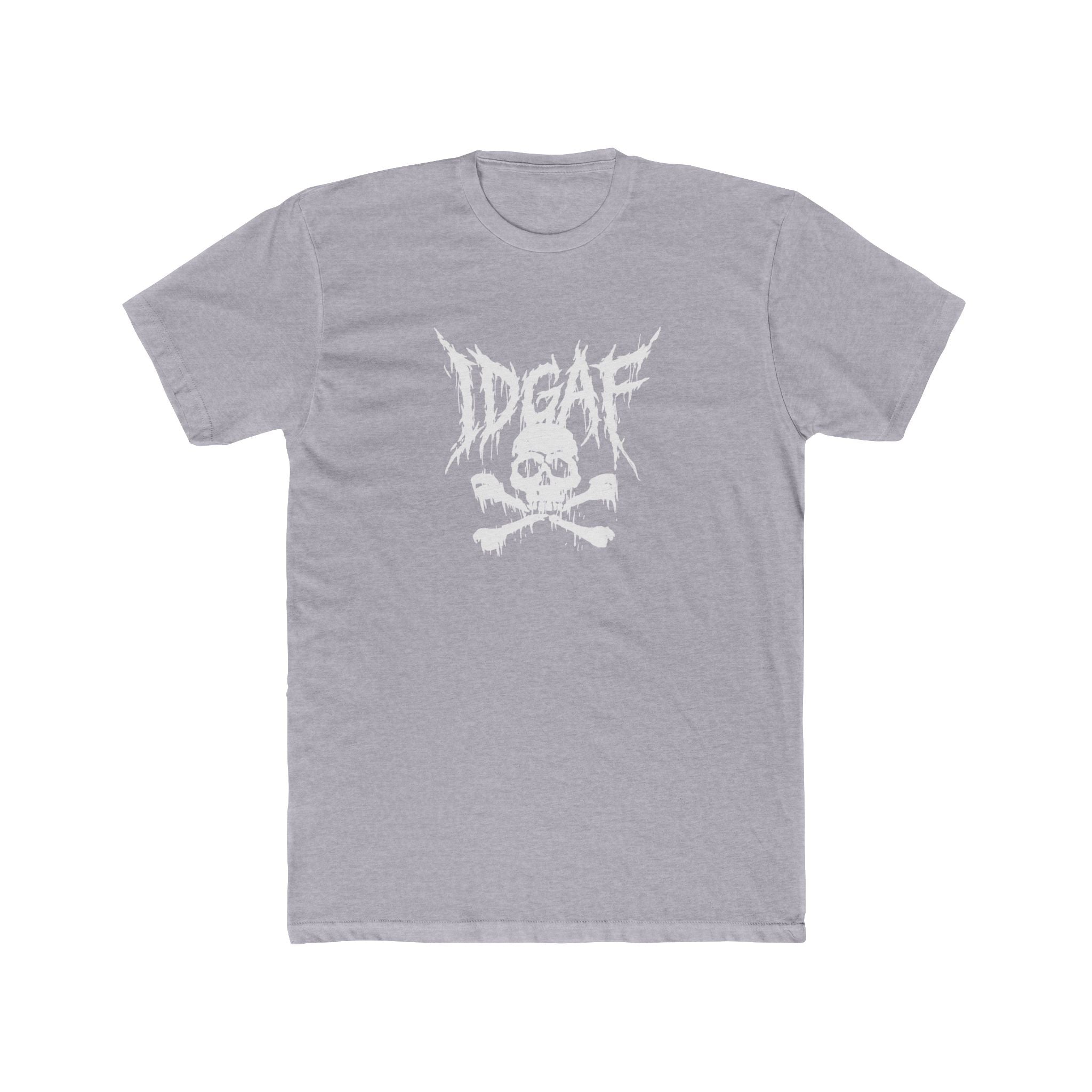IDGAF Skull T-Shirt — Edgy Punk Graphic Tee